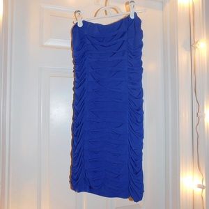 Royal Blue Slinky Dress